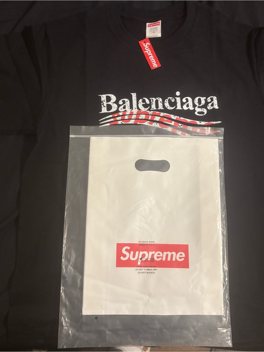 Graphic black tee shirt